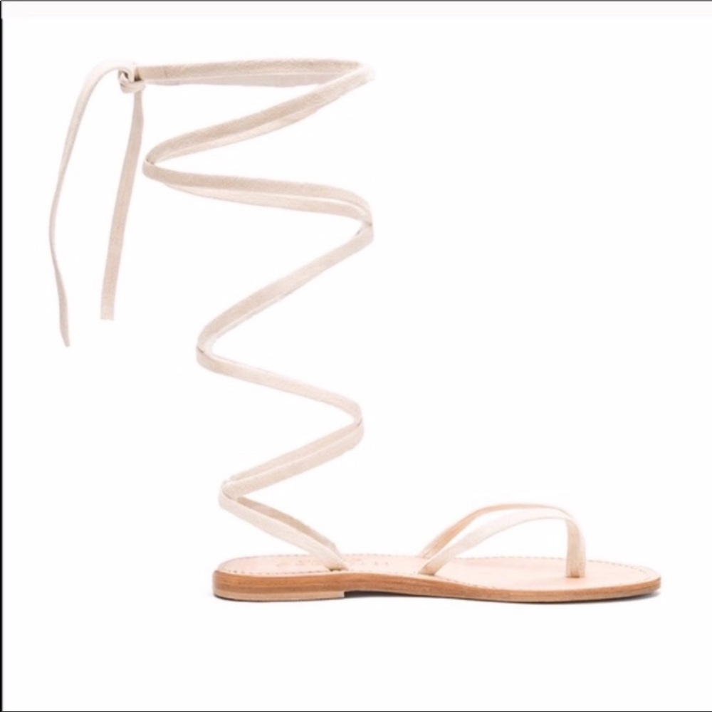 Cornetti - Elia Ankle Wrap Sandal - Sand - Size 37 / US 7